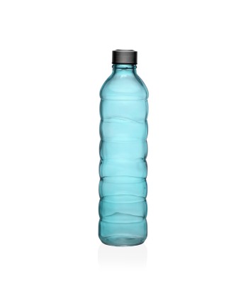 Botella 1.25L Azul Vidrio