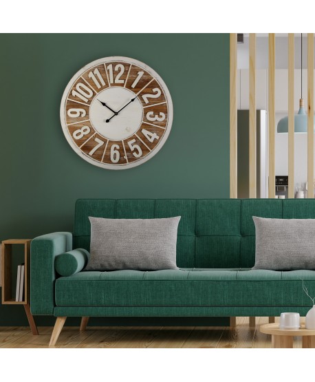 Reloj Pared Madera D.60Cm