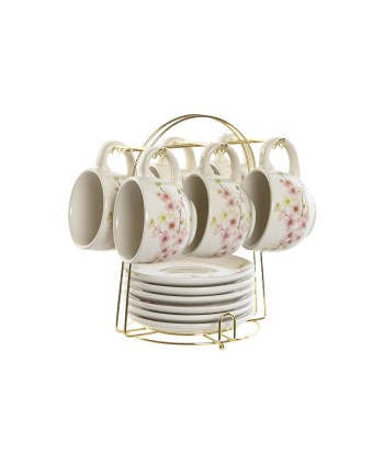 Set 6 Tazas C/Soporte Almendro