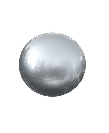 Bola 10Cm Plata Ceramica