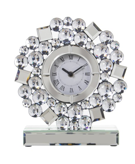 Reloj Espejo Brillantes