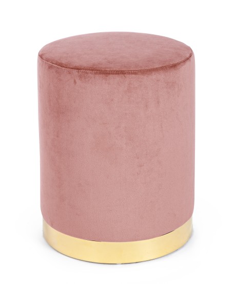 Pouf Lucilla Rosa Antik