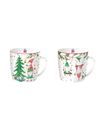 Set 2 Mugs 350Ml Christmas