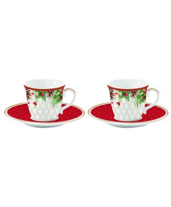 Set 2 Tazas Cafe 80Ml  Berries