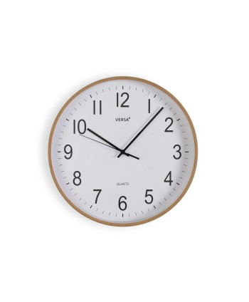 Reloj Pared Madera Clara 30Cm