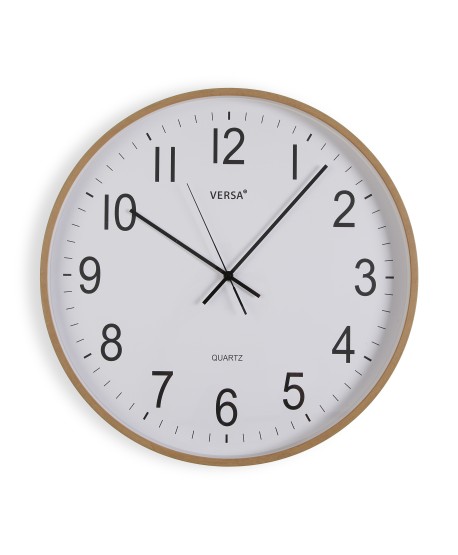 Reloj Pared Madera Clara 50Cm