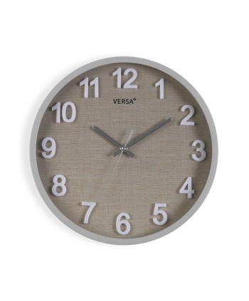 Reloj Pared Vesta Gris 30Cm