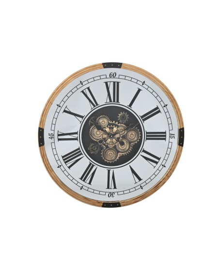 Reloj Pared Madera D.80Cm