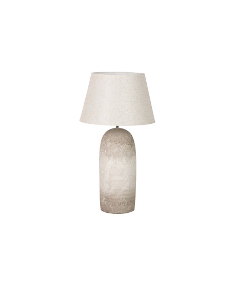 Lampara Ceramica Gris