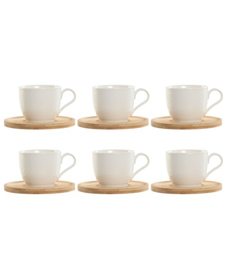 Set 6 Tazas Cafe 220Ml