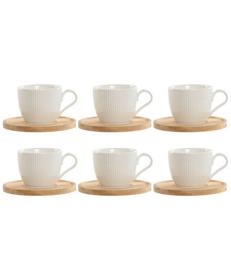 Set 6 Tazas Cafe 220Ml