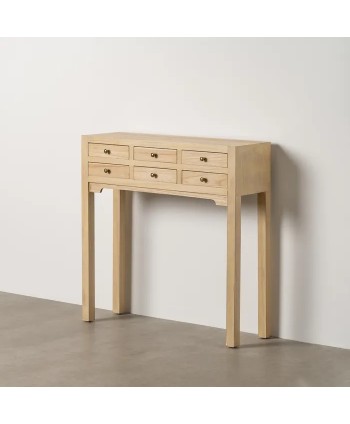 Consola Natural Madera 85Cm