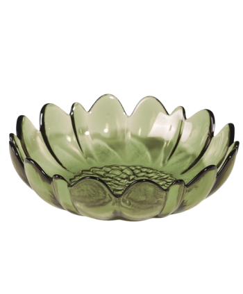 Plato Dalia Irregular Verde