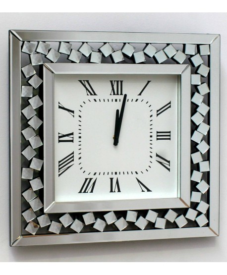 Reloj Pared Brillante Espejo