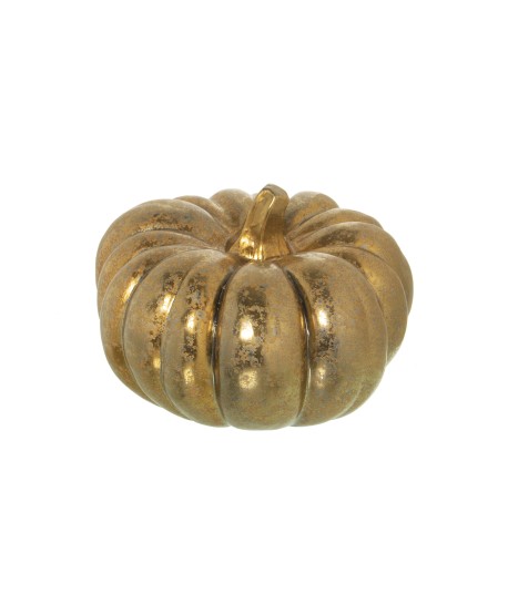 Calabaza Ceramica Oro