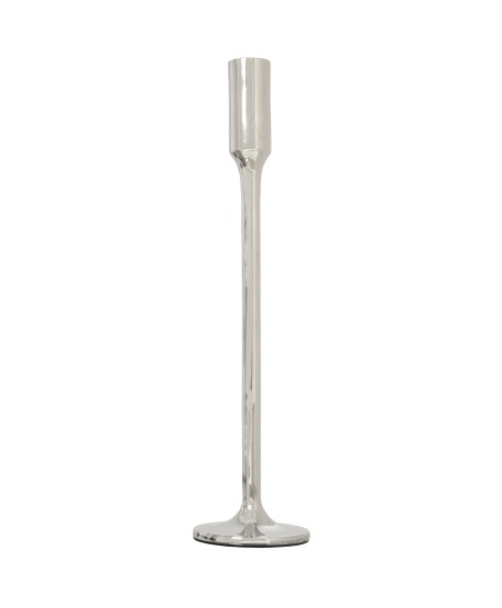 Candelabro Metal Niquel 35Cm