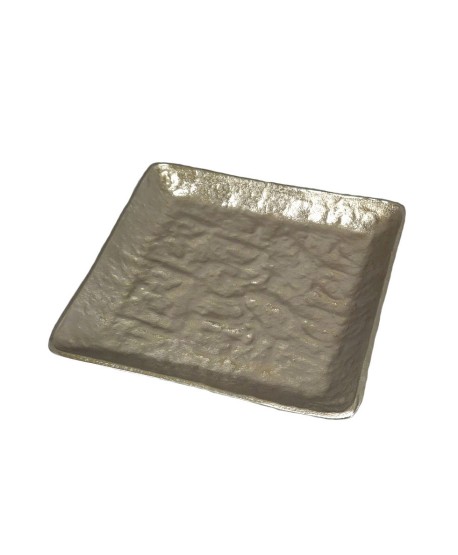 Plato Aluminio Nickel 20X20cm