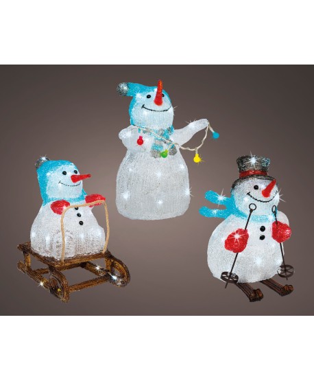 Muñecos Nieve Exterior