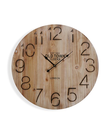 Reloj Madera Old Town 58 Cm