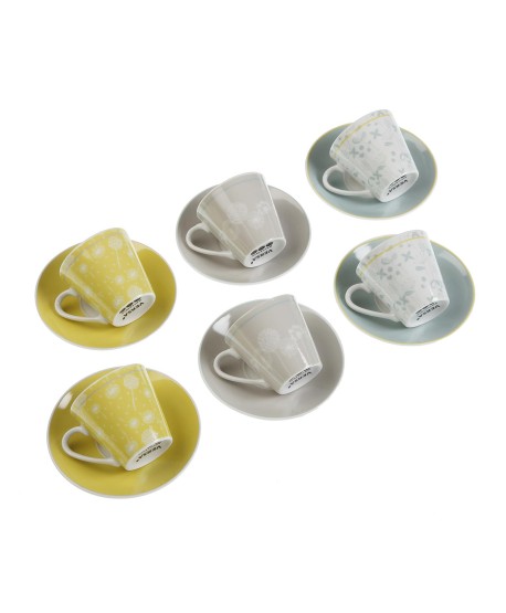 Set 6 Tazas Cafe Ebba