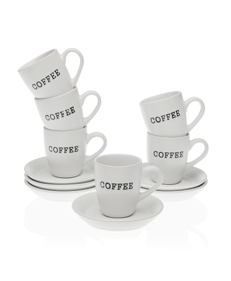 Set 6 Tazas Cafe Coffee