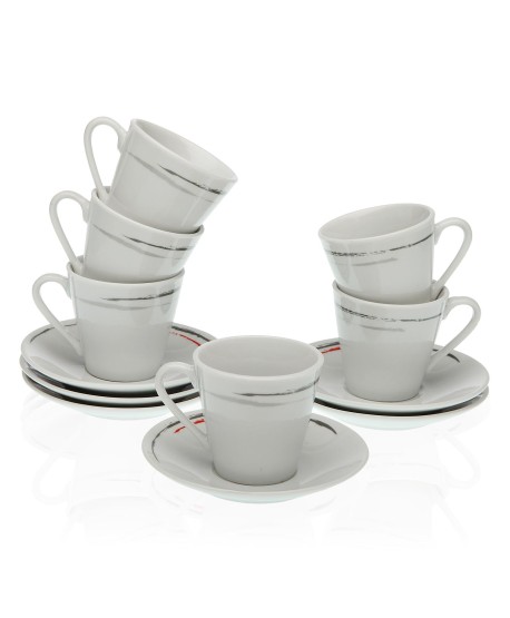 Set 6 Tazas Cafe Plato Briss