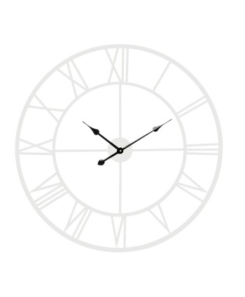 Reloj Blanco Metal 80Cm