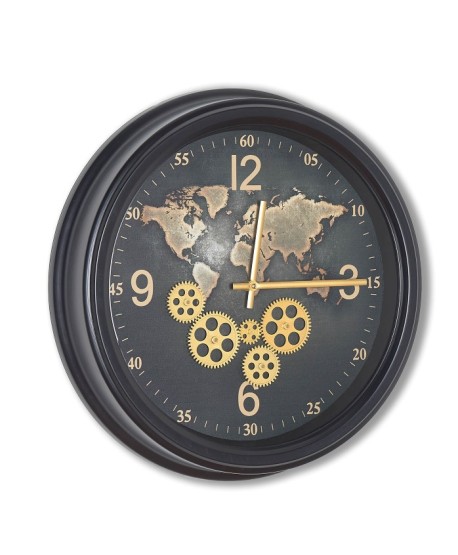Reloj Mapa Mundi Movimiento
