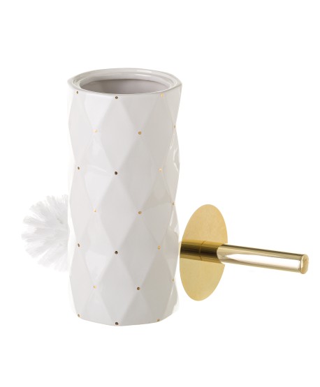Escobillero Ceramica Blanco