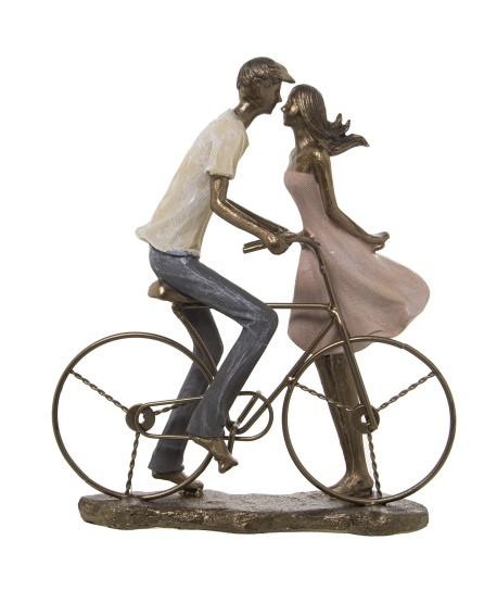 Figura Pareja Bicicleta