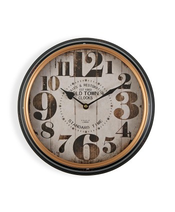 Reloj Pared Metal Old 31Cm