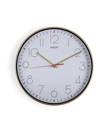Reloj Blanco/Dorado D.30.5Cm