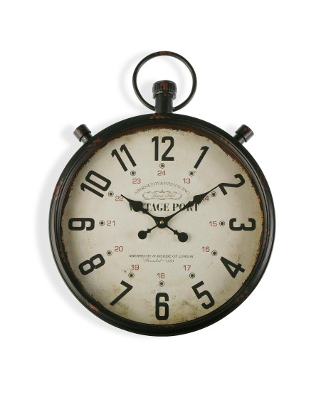 Reloj Pared Metal Vintage