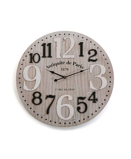 Reloj Pared Madera 60Cm