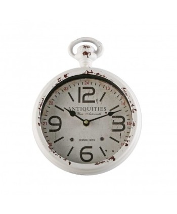Reloj Blanco 22Cm Metal